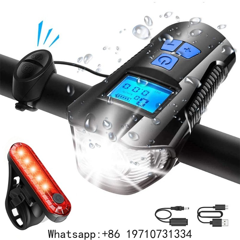 Bike Speedometer - Комплект велосипедных фонарей: передний фонарь с
