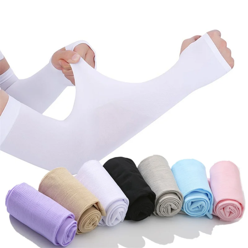 Cycling Gear For Women - Солнцезащитные рукава из ледяного шелка для
