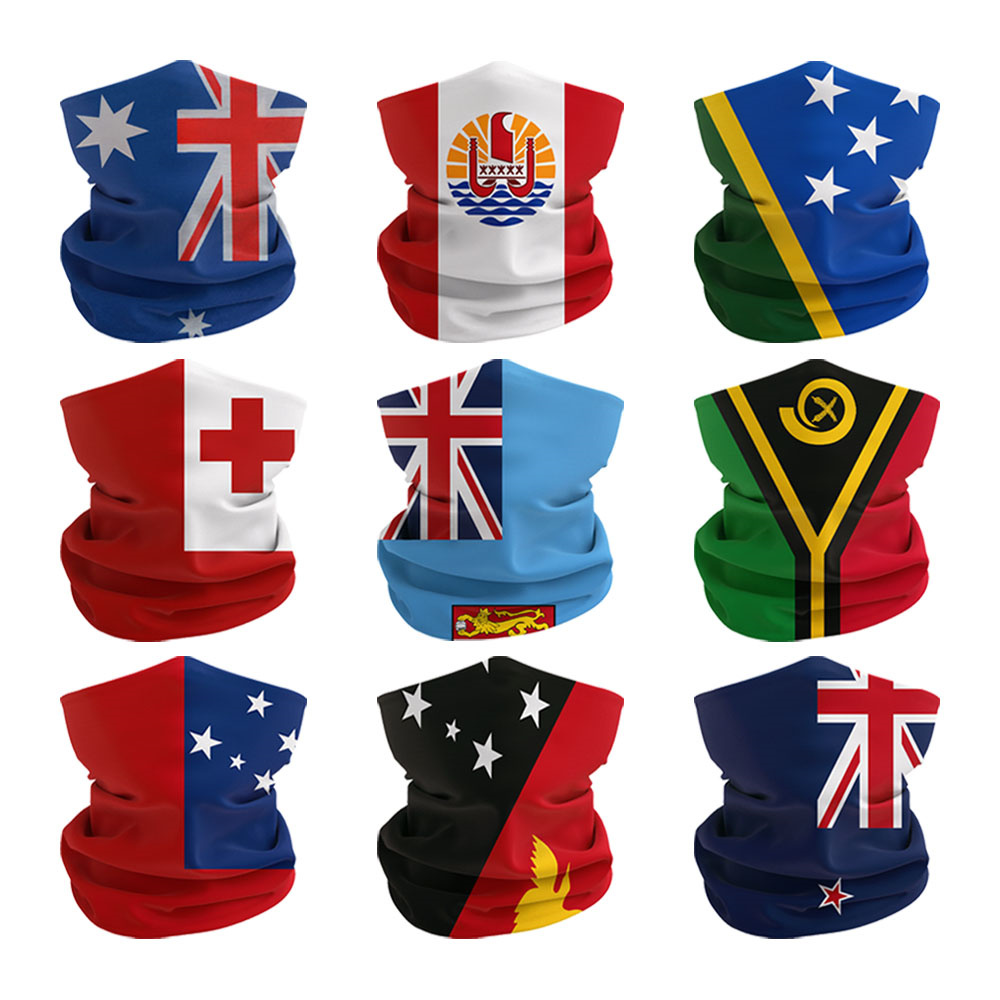 Cycling Gear Australia - Национальные флаги Океании, бандана для лица,
