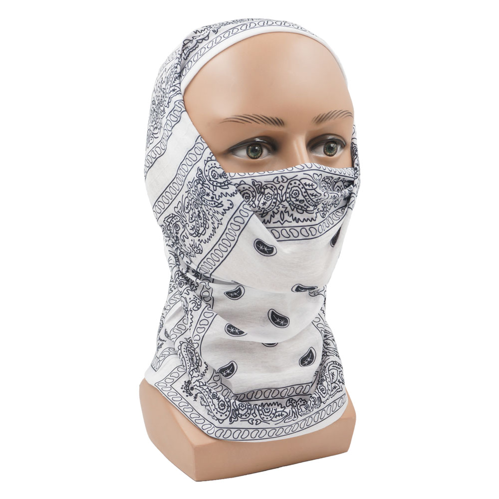 Белый пейсли Neck Gater Tube д – обзор и цена Cycling Gear For Women