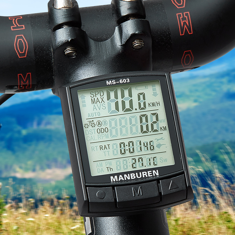 Цифровой LED-спидометр для вел – обзор и цена Bike Speedometer