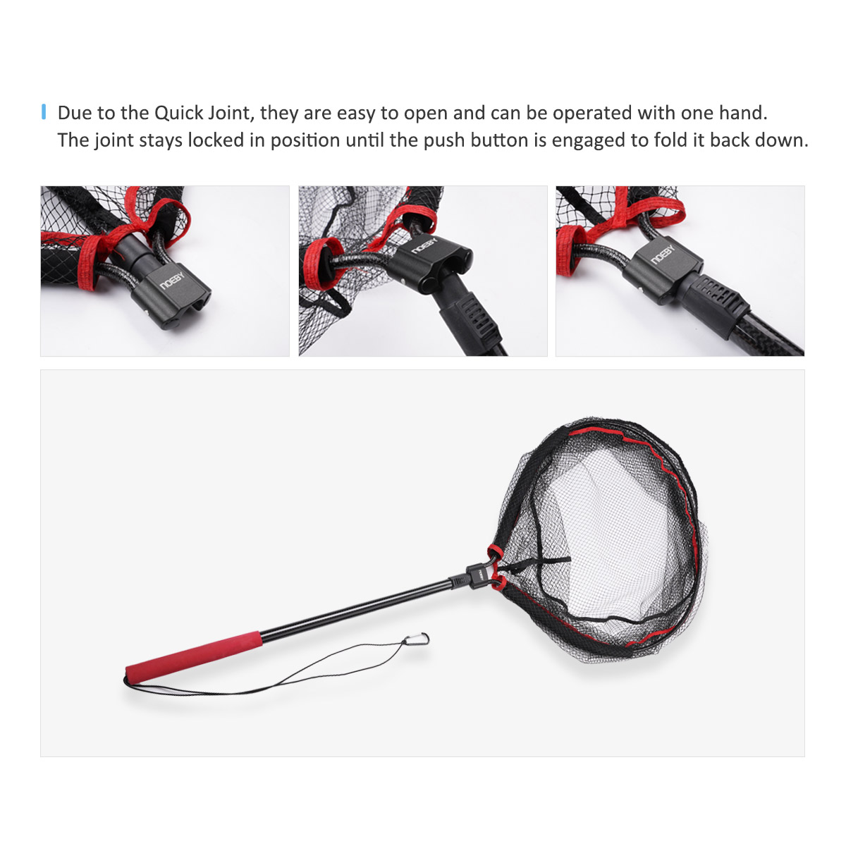 Складной подсачек NOEBY 60x50  – обзор и цена Cycling Landing Gear